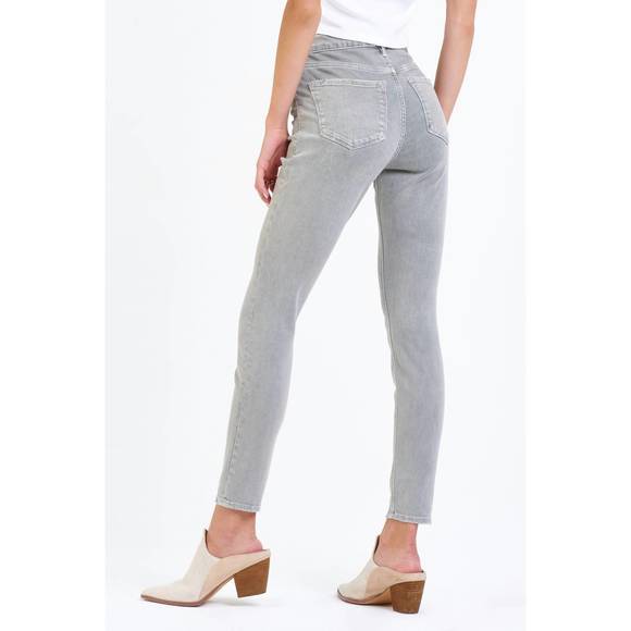 NEW DEAR JOHN DENIM gisele mid rise skinny jean in desert sage - Picture 3 of 4